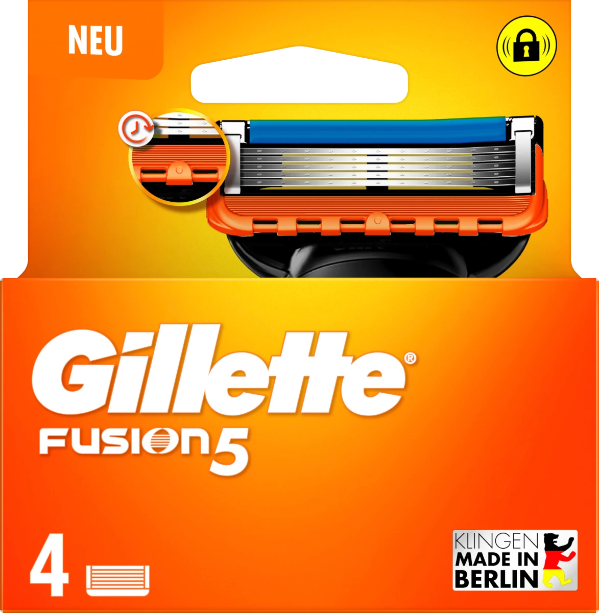 Rasierklingen, Fusion5, 4 St