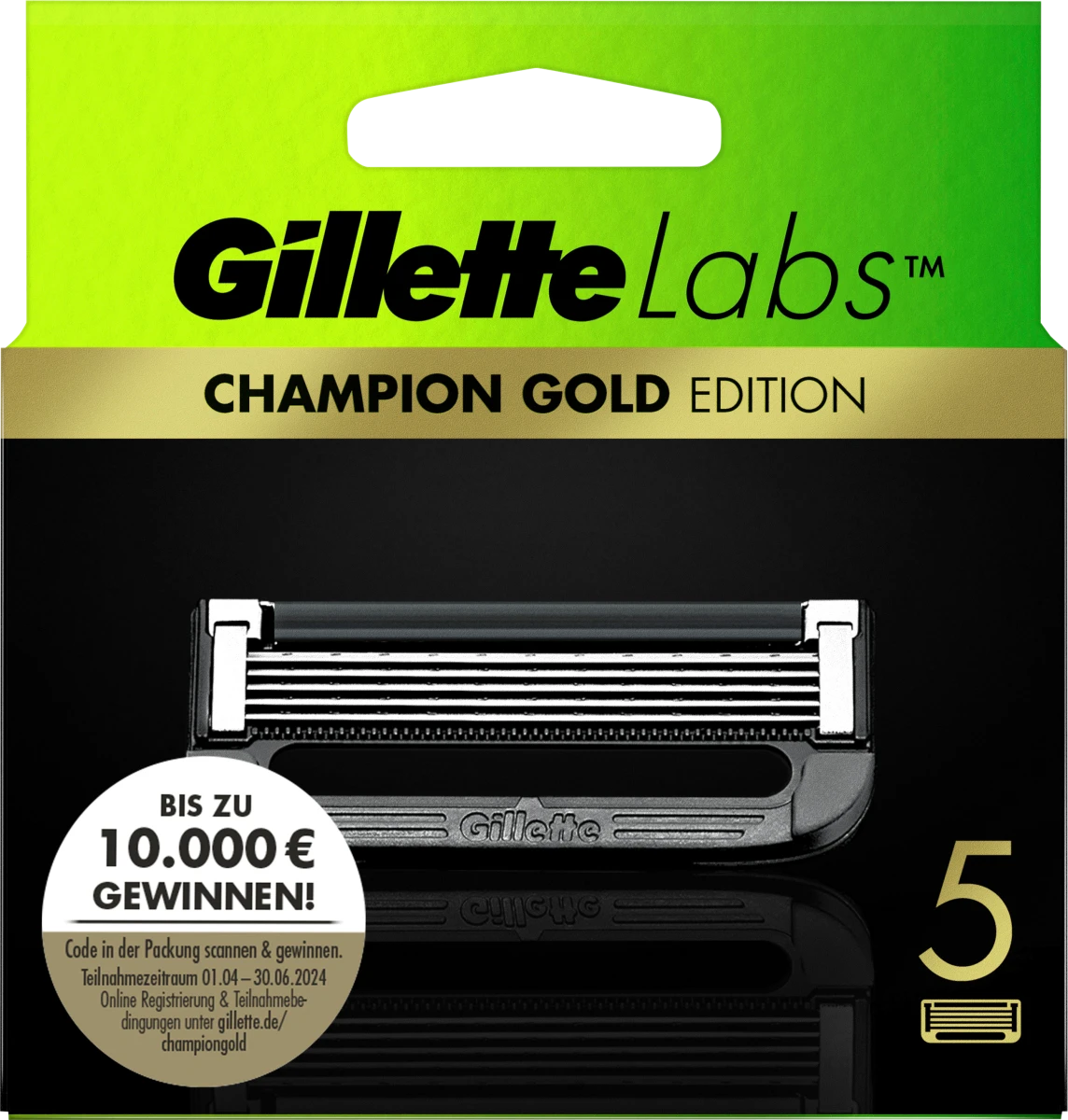 Rasierklingen, Gillette Labs, 5 St