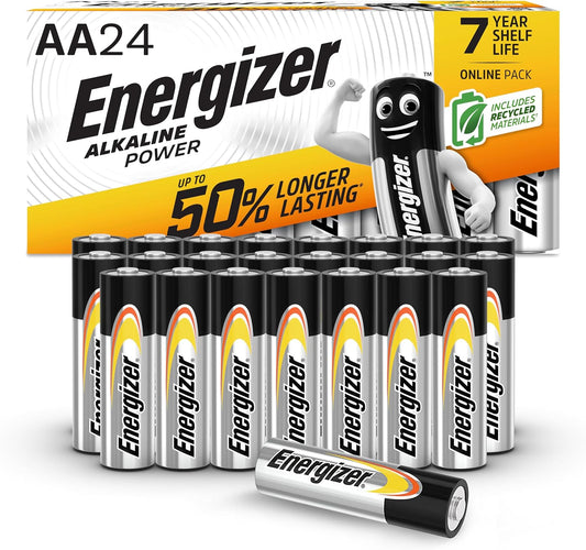 Energizer Alkaline Power AA, 24 Pack