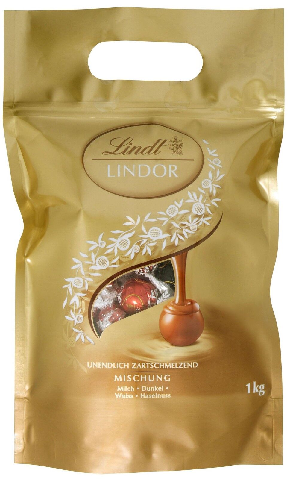 Lindt Lindor XXL Beutel Mischung Schokolade Pralinen - 1kg