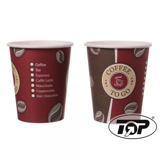 Coffee to go Becher - 0,2 l - 50 Stück - Pappbecher